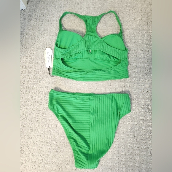 Sanctuary Kelly Green Bikini Set size Large - Picture 5 of 7